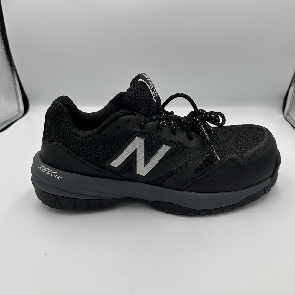 New Balance Mens Industrial 589 Work Shoe Men's 9 Wide 4E Black Composite Toe - Picture 4 of 12